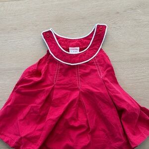 Gymboree Pink Toddler Sundress with White Trim